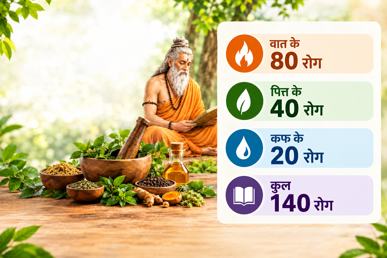 रोगों का वर्गीकरण | Rogas Vargikaran in Ayurveda Diseases classification in Ayurveda